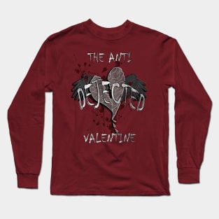 Funny Anti-Valentine Graphic Design Fun Sarcastic Valentine's Day Gifts Long Sleeve T-Shirt